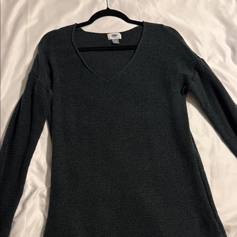 Old Navy Deep Green Knit Sweater